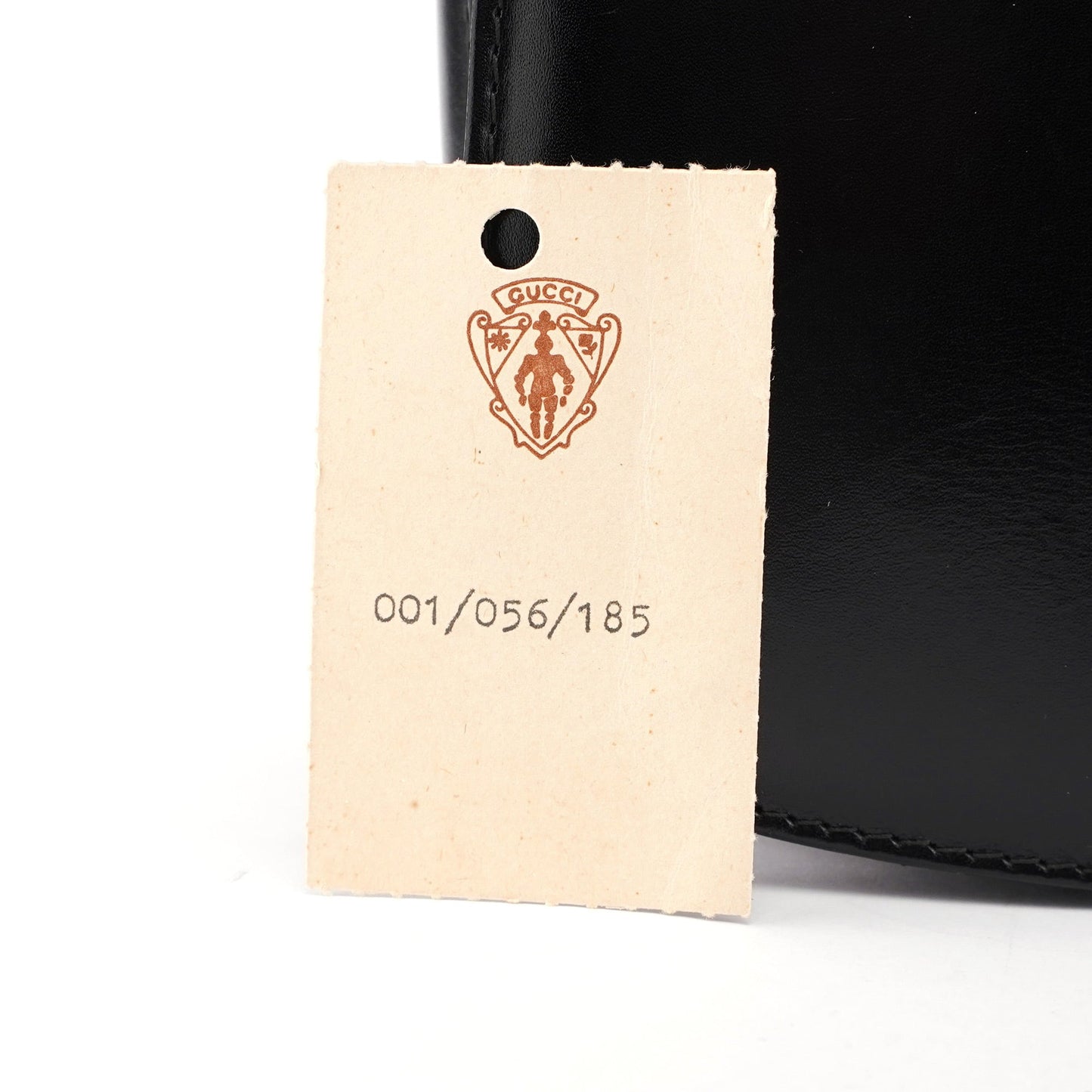 Vintage Black Calfskin G Shoulder Bag