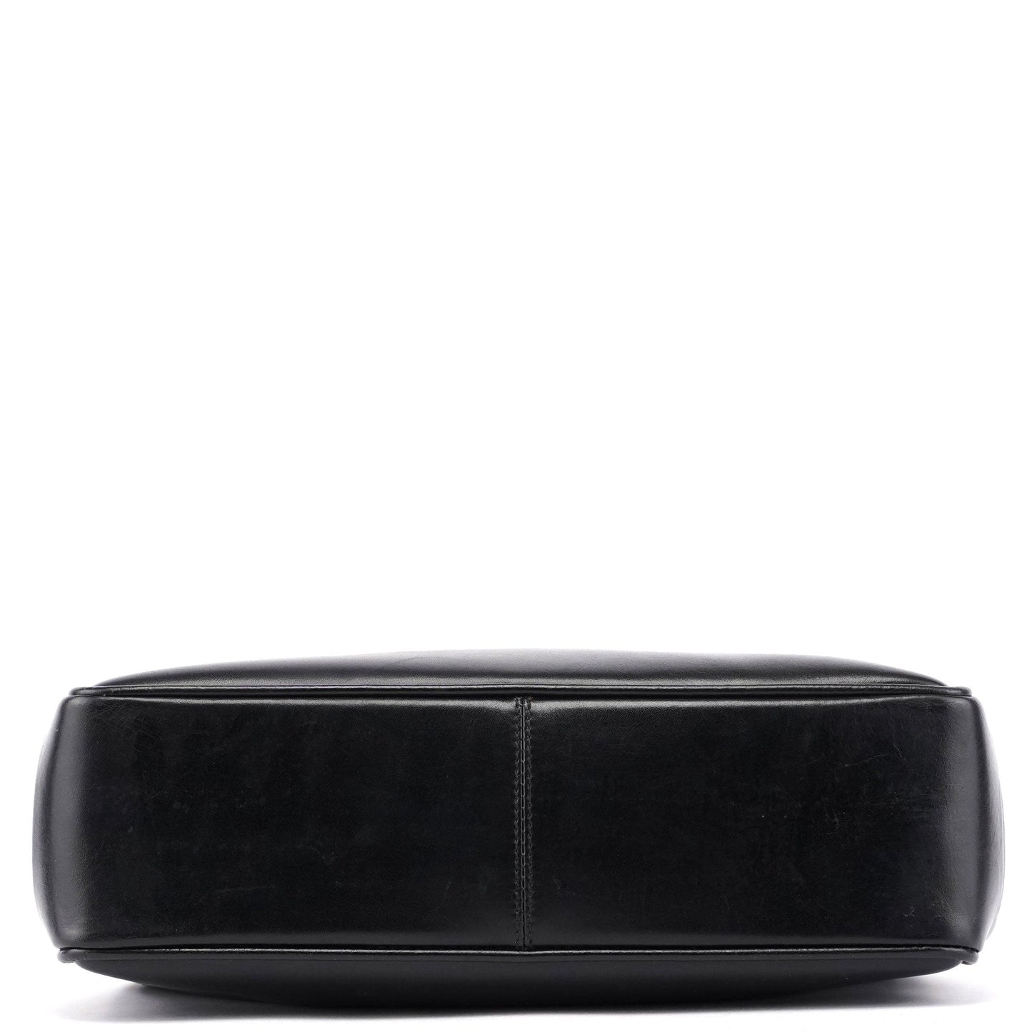 Vintage Black Calfskin Top Handle Bag