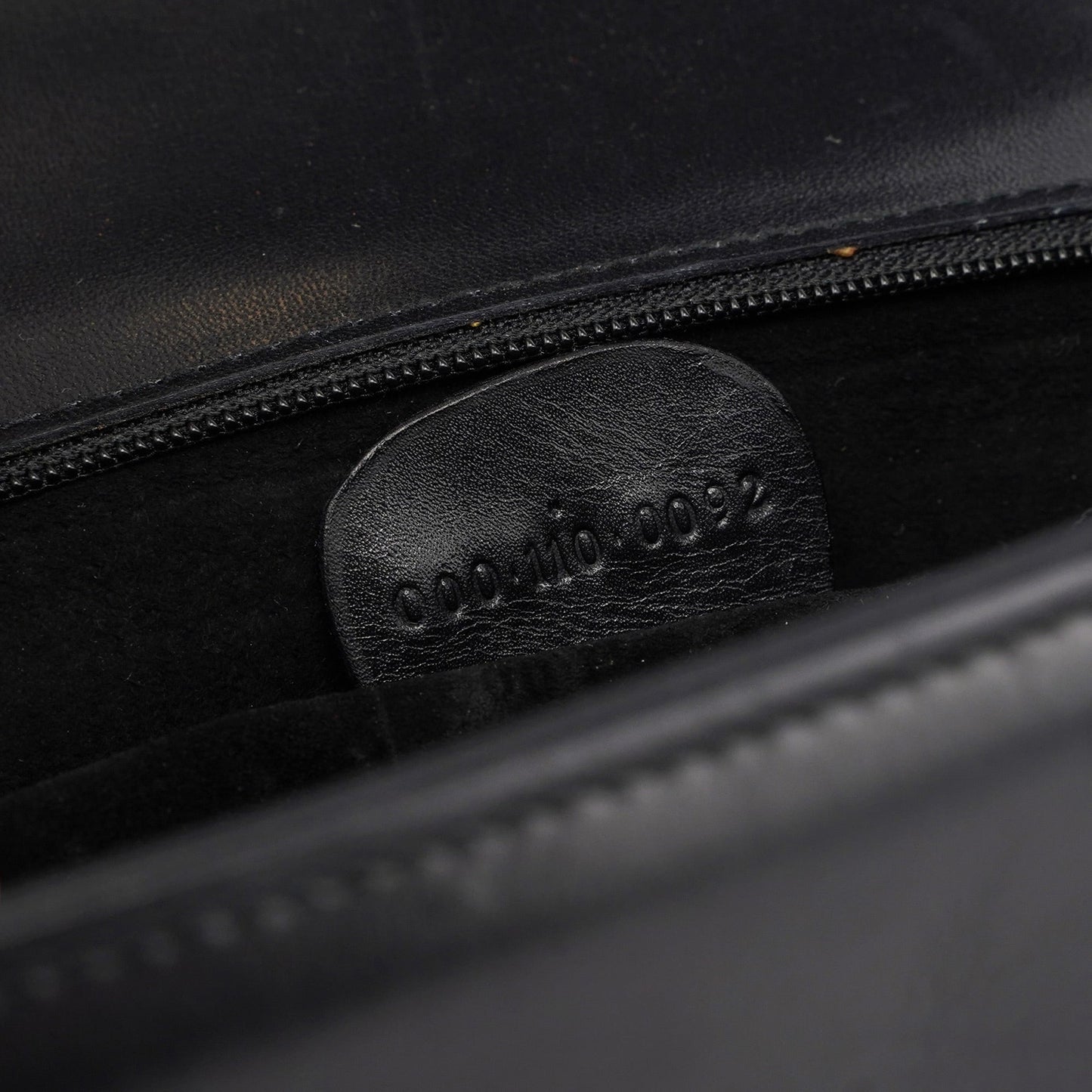 Vintage Black Calfskin Top Handle Bag