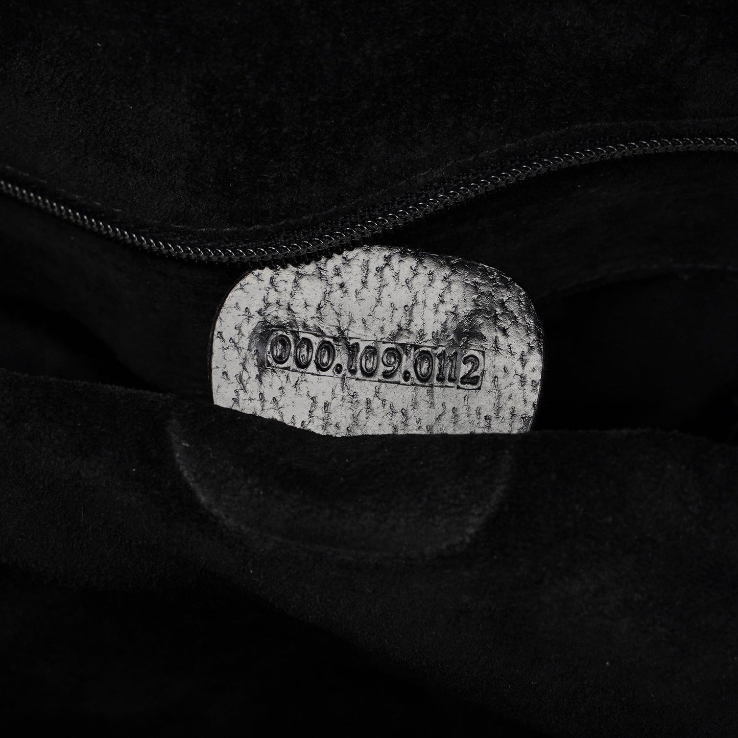 Vintage Black Leather Boston Bag