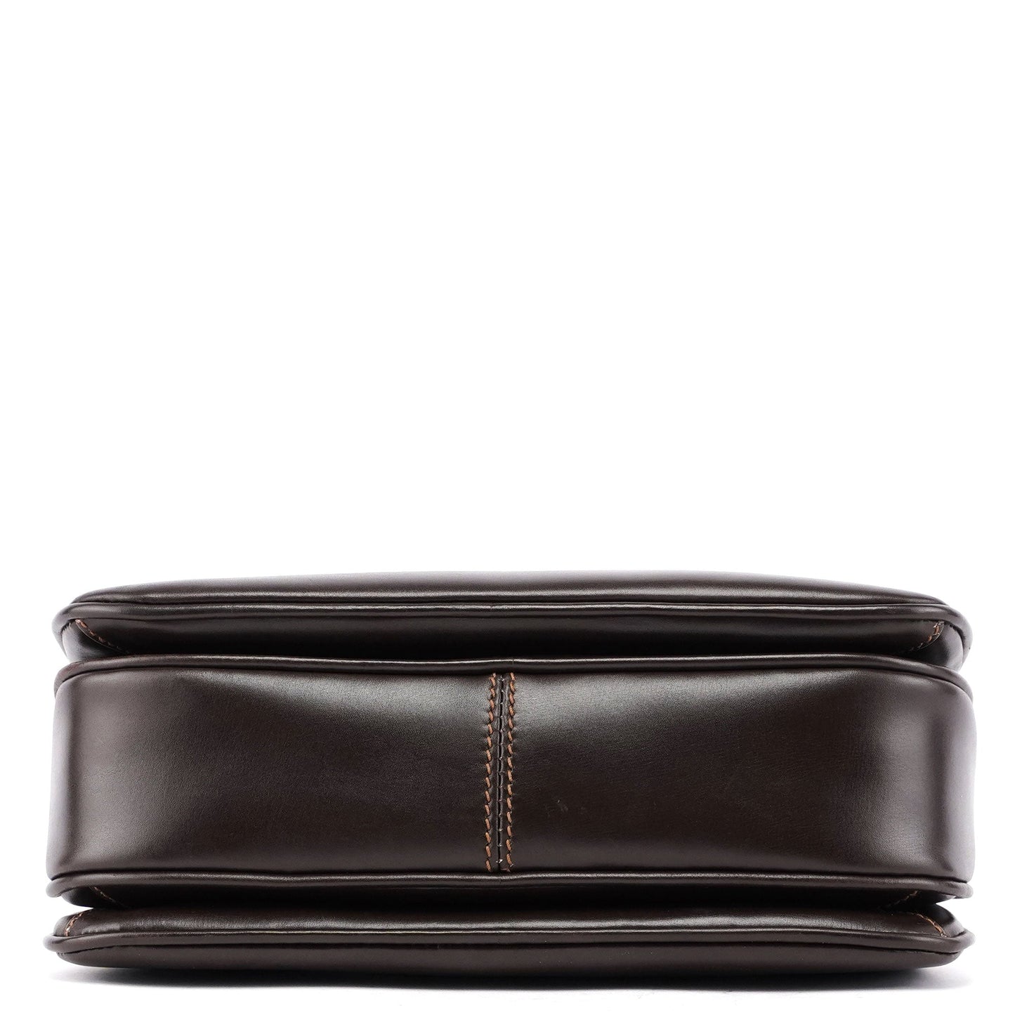 Vintage Brown Calfskin Top Handle Bag