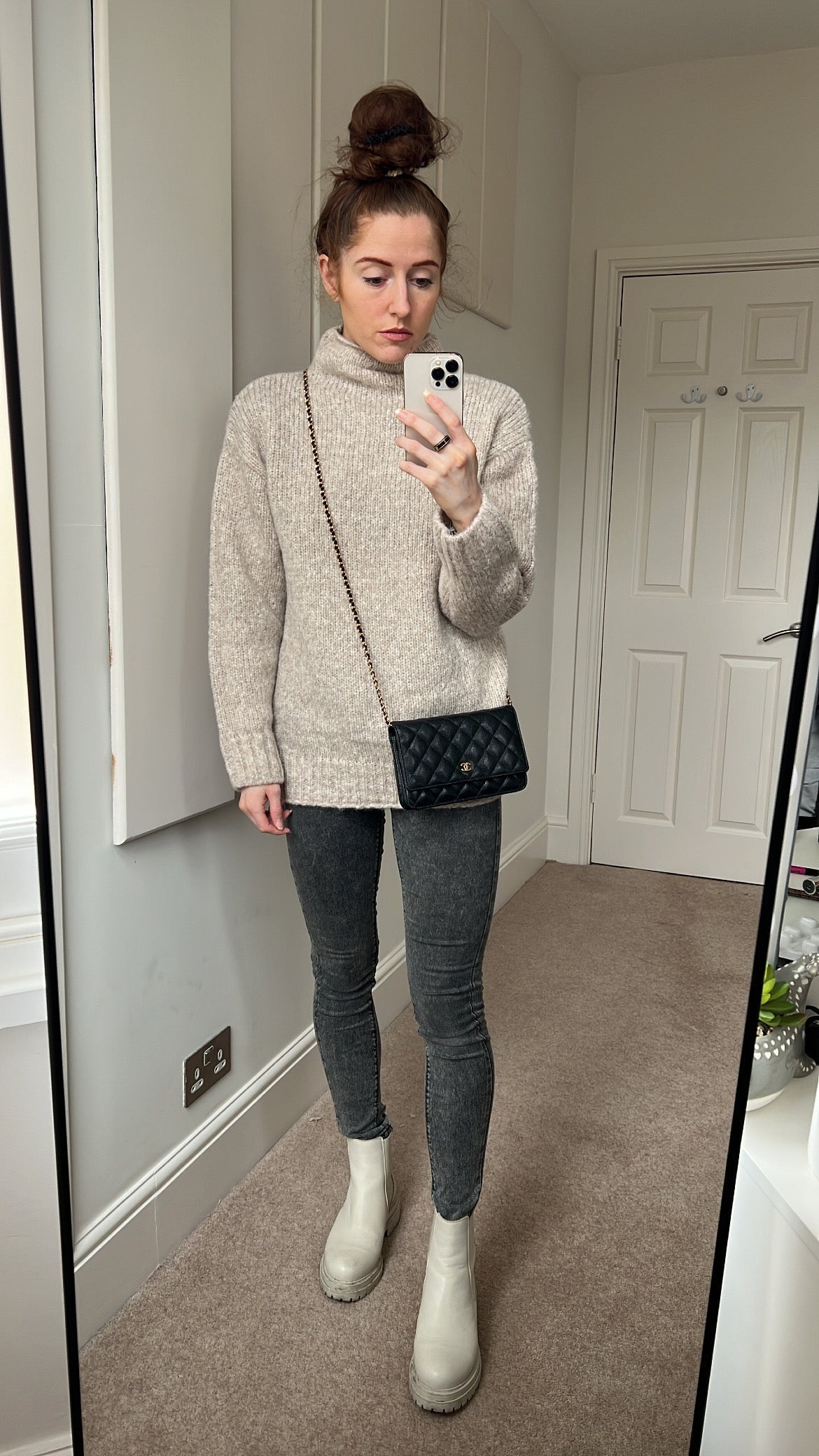 Chanel Black Caviar Wallet on Chain (RRP £2,810)