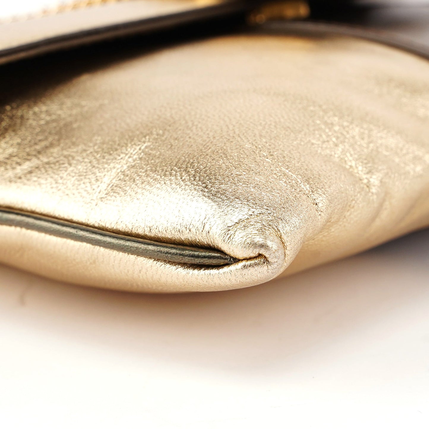 2004 Golden Calfskin Tiger Shoulder Bag