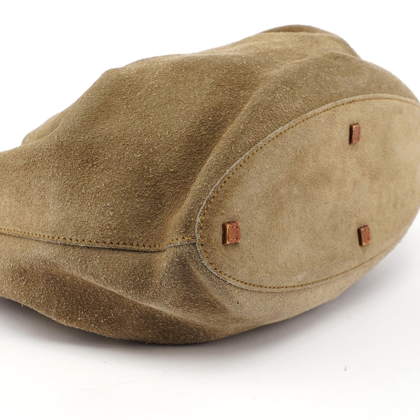 Brown Suede Sling Shoulder Bag