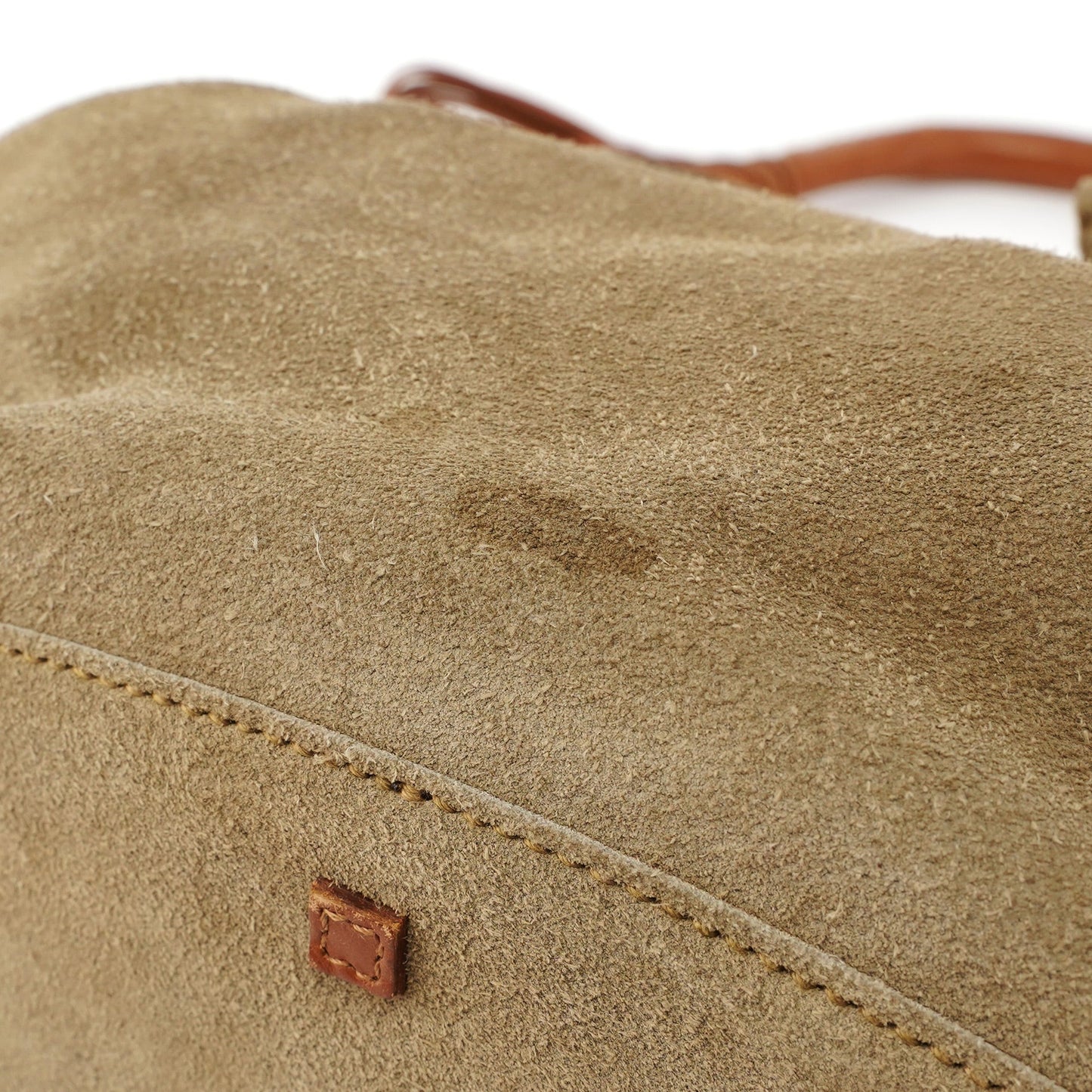 Brown Suede Sling Shoulder Bag