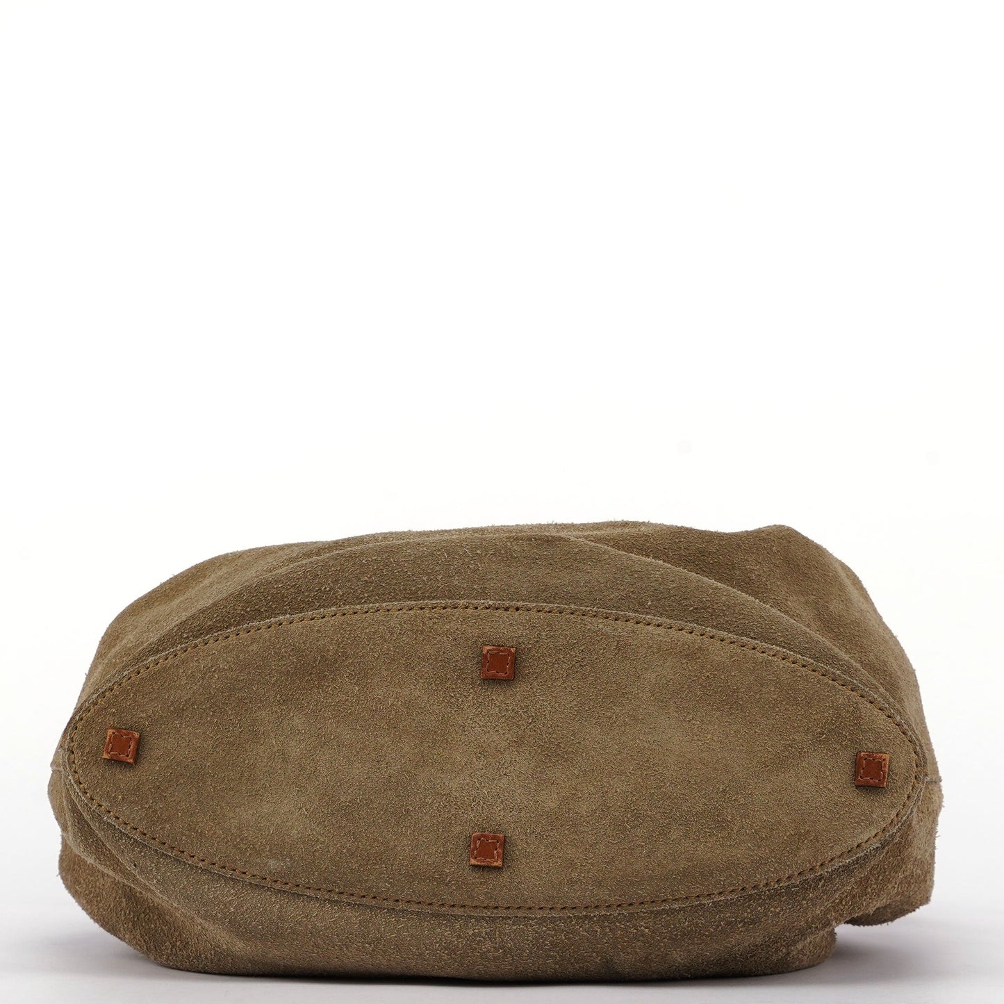 Brown Suede Sling Shoulder Bag